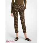 Жіночі Штани MICHAEL KORS (Samantha Camouflage Stretch Cotton Pants) 61659-05 juniper