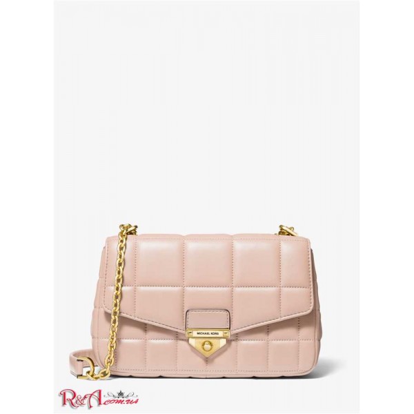 Женская Сумка на Плечо MICHAEL KORS (SoHo Large Quilted Leather Shoulder Bag) 65559-05 Нежно-Розовый