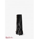 Женские Ботинки MICHAEL KORS (Scarlett Embellished Crocodile Embossed Leather Boot) 65639-05 Черный