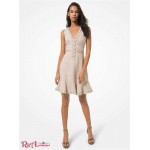 Жіноча Сукня MICHAEL KORS (Lace-Up Washed Linen Dress) 60729-05 Hemp