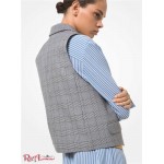 Женский Жилет MICHAEL KORS (Glen Plaid Wool Vest) 61089-05 озеро