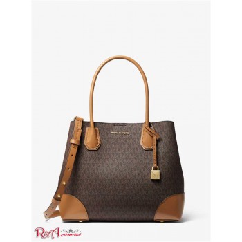 Женская Таут Сумка (Mercer Gallery Medium Logo Tote Bag) 61599-05 Брн/Желудь