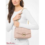 Женская Сумка на Плечо MICHAEL KORS (SoHo Large Quilted Leather Shoulder Bag) 65559-05 Нежно-Розовый