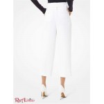 Жіночі Штани MICHAEL KORS (Belted Crepe Trousers) 60839-05 білий