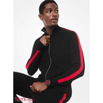 Чоловіча Куртка (KORS X TECH Knit Track Jacket) 48699-05 чорний