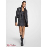 Женский Блейзер MICHAEL KORS (Plaid Stretch Wool Blend Boyfriend Blazer) 65059-05 дерби хизер