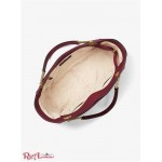 Женская Сумка на Плечо MICHAEL KORS (Jet Set Large Saffiano Leather Shoulder Bag) 65379-05 Merlot