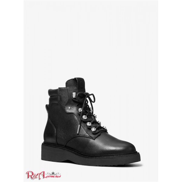 Жіночі Черевики MICHAEL KORS (Trudy Embellished Leather Boot) 65599-05 Чорний