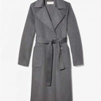 Жіноче Пальто (Wool Wrap Coat) 48849-05 Heather Сірий