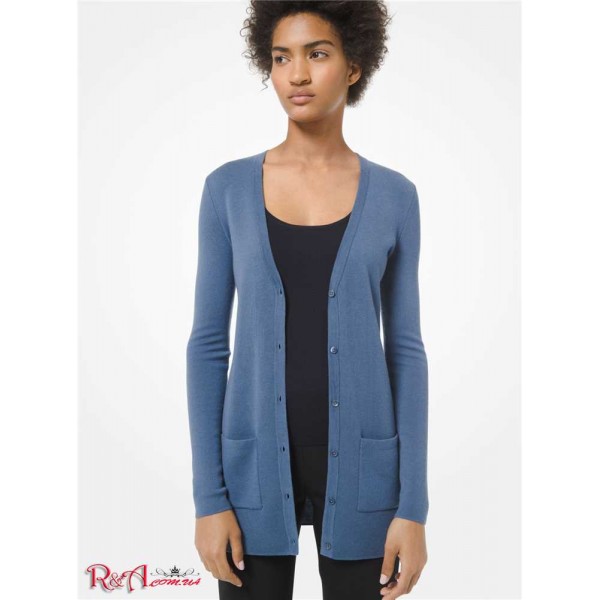 Женский Кардиган MICHAEL KORS (Cashmere Cardigan) 61169-05 Storm