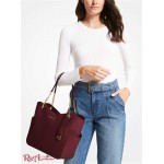 Женская Сумка на Плечо MICHAEL KORS (Jet Set Large Saffiano Leather Shoulder Bag) 65379-05 Merlot