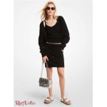 Женская Юбка MICHAEL KORS (Wool Blend Mini Skirt) 60689-05 Черный