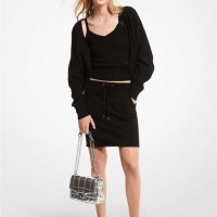 Жіноча Спідниця (Wool Blend Mini Skirt) 60689-05 Чорний