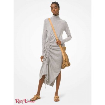 Женская Водолазка (Cashmere Draped Turtleneck Dress) 65149-05 жемчужный серый