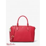 Женская Сумка Сэтчел MICHAEL KORS (Sienna Medium Pebbled Leather Satchel) 65539-05 Crimson