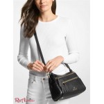 Жіноча Сумка Сетчел MICHAEL KORS (Lorimer Medium Pebbled Leather Satchel) 65529-05 Чорний