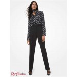 Жіночі Штани MICHAEL KORS (Wool-Gabardine Trousers) 65589-05 чорний