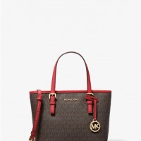 Женская Таут Сумка (Jet Set Travel Extra-Small Logo Top-Zip Tote Bag) 65309-05 Flame