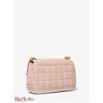 Женская Сумка на Плечо MICHAEL KORS (SoHo Large Quilted Leather Shoulder Bag) 65559-05 Нежно-Розовый