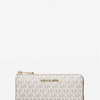 Женский Бумажник (Jet Set Travel Large Logo Quarter-Zip Wallet) 61509-05 Ванилевый